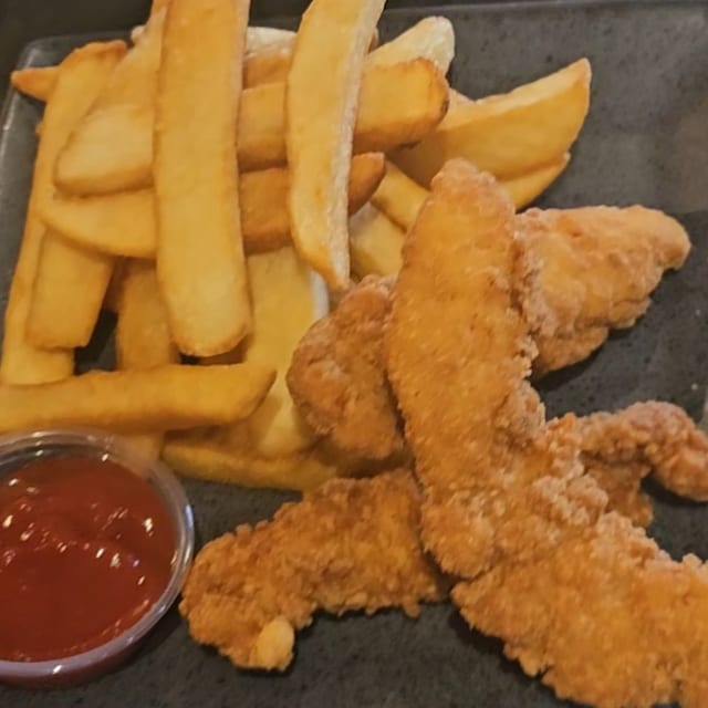 Chicken Tenders and Fries.