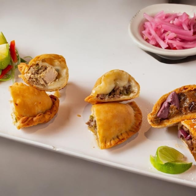 Single Empanada: Beef and Cheese.