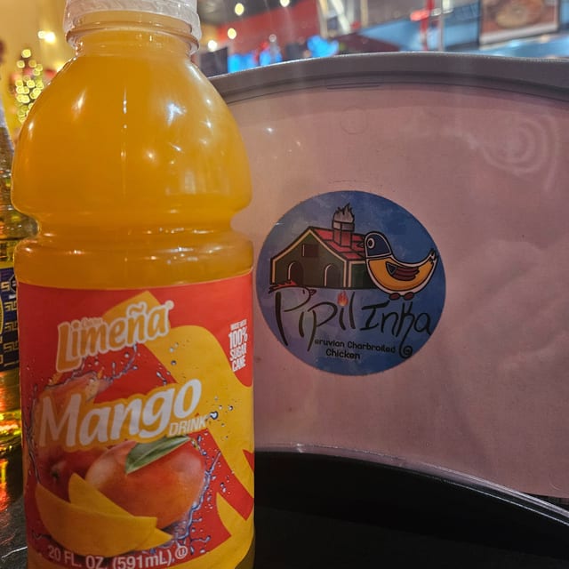 Mango Limeña, 20 oz. bottle.